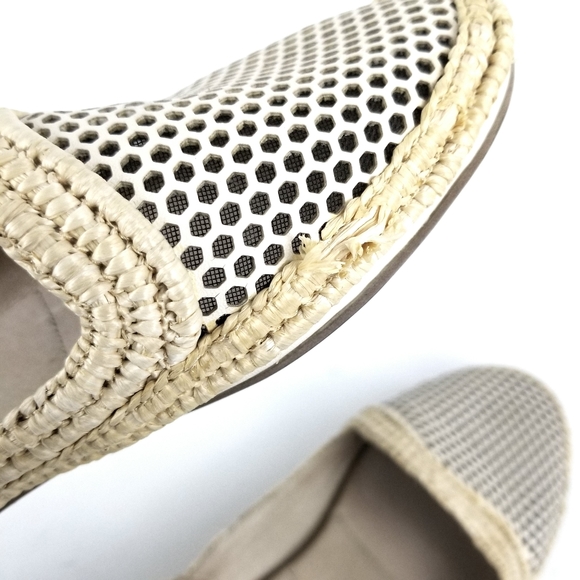 Eileen Fisher Etch Mirrored Perforated Jute Flat - Picture 7 of 8